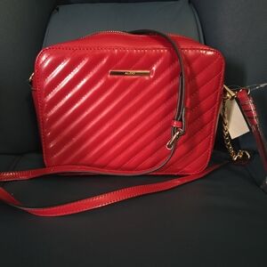 Aldo Scarlet Quilted Crossbody Bag